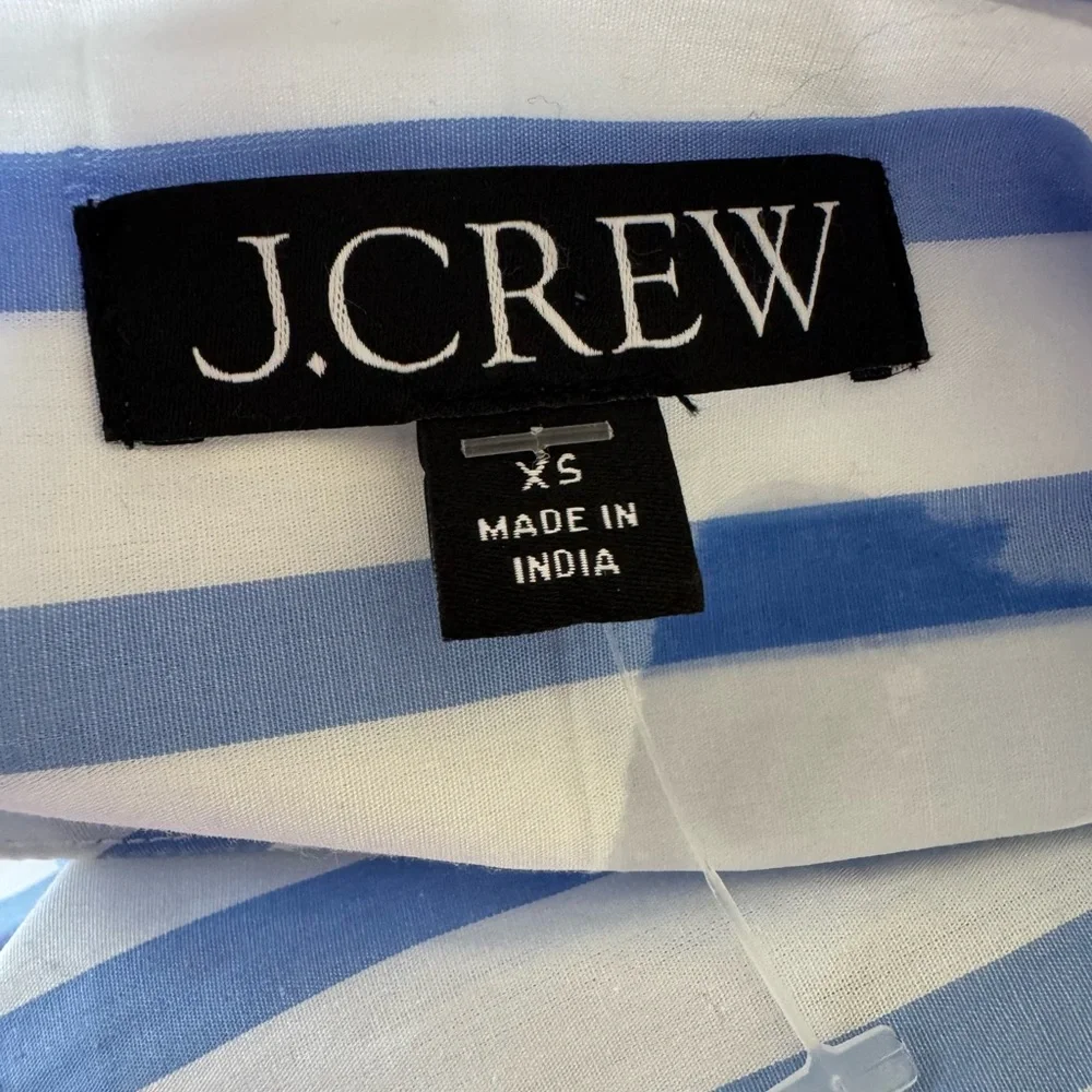 J.‎ Crew Tiered Cotton Poplin Mini Dress
